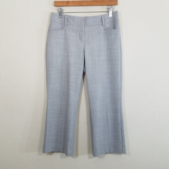 Express Design Studio Cropped Dress Pants Gray Size 4 - Picture 1 of 5